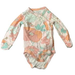 Newborn Carter’s Long Sleeve Onesie
